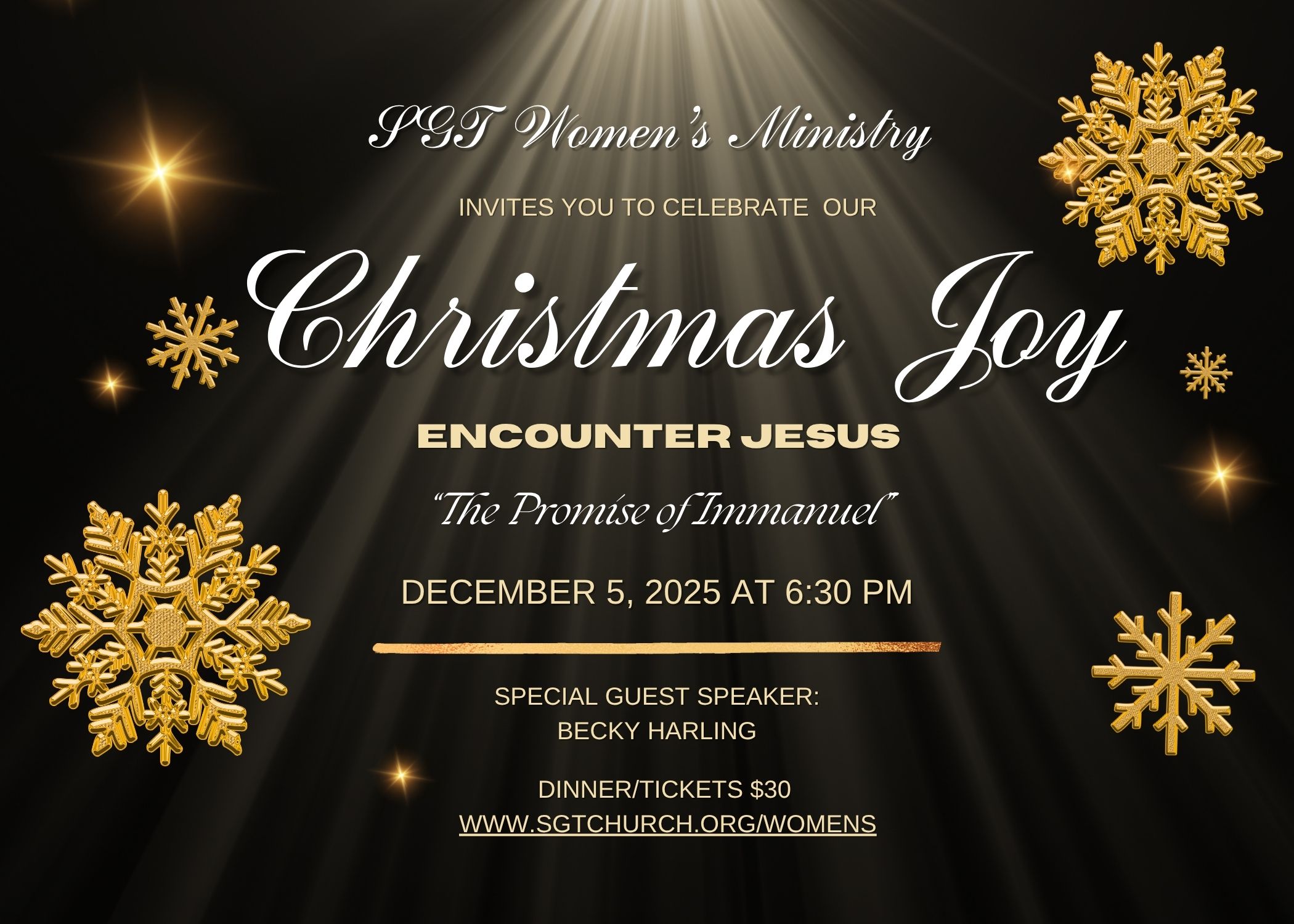 Women's Christmas Joy 2025